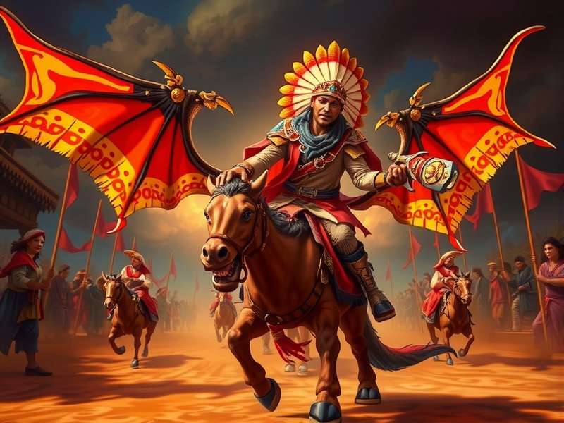 Fiesta Vortex Dragon Riders Game Scene